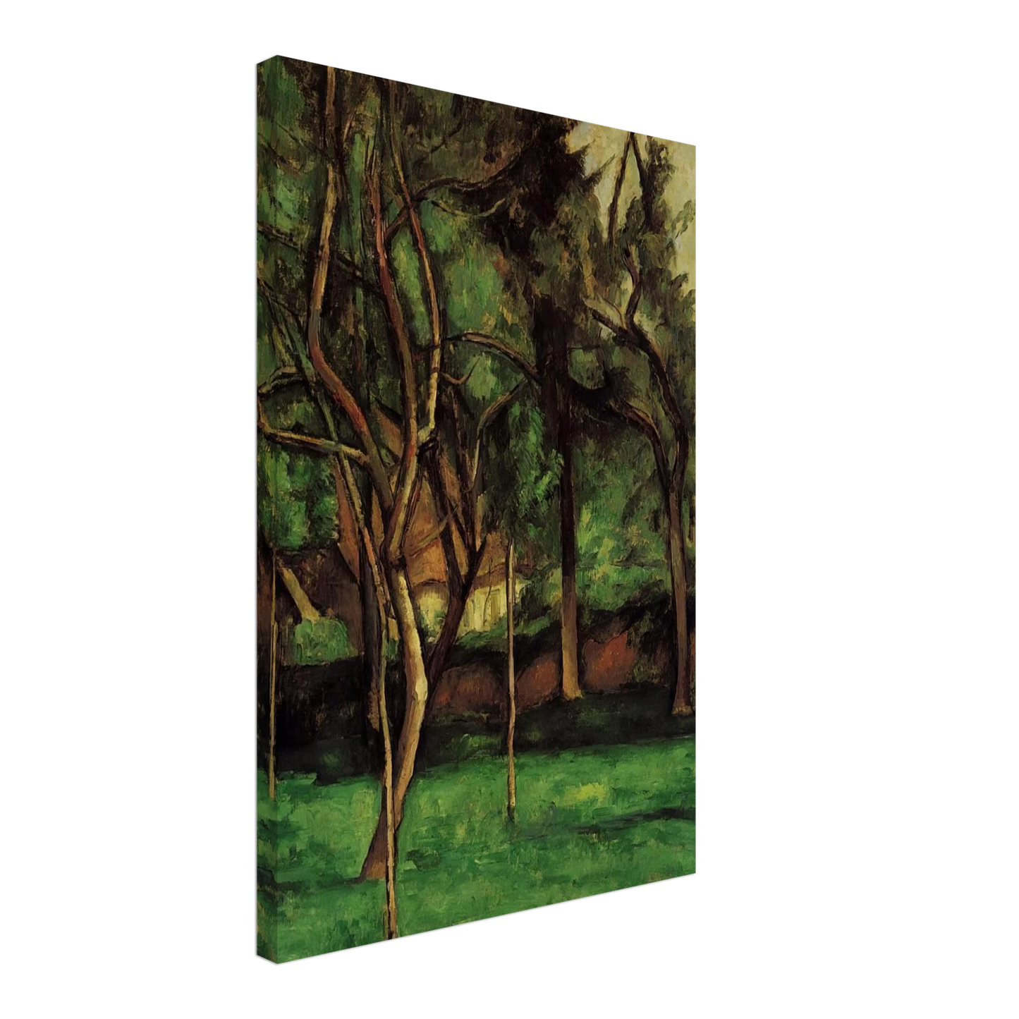 Paul Cezanne - Orchard Canvas - 70x100 cm / 28x40 inches-canvas