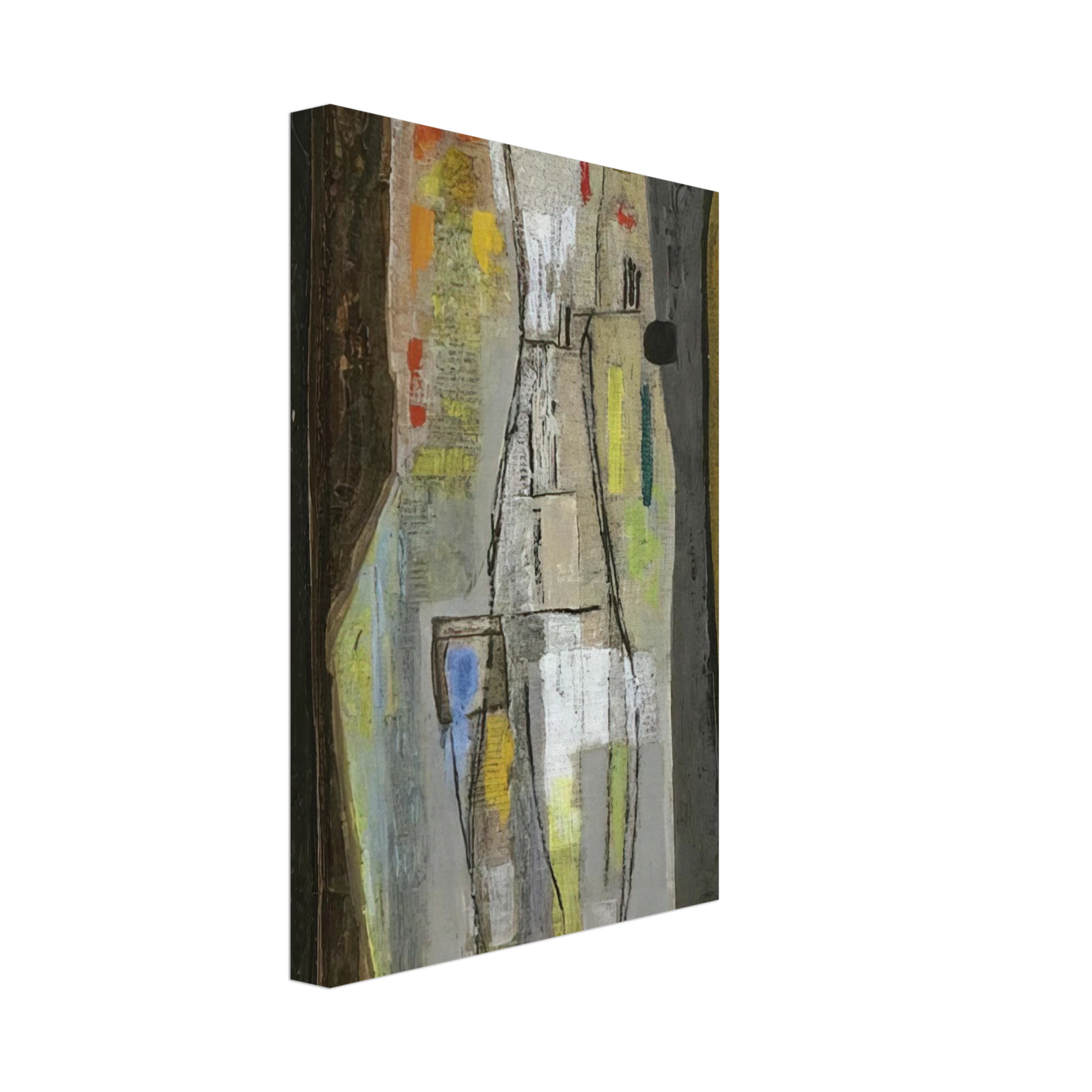 Bice Lazzari - Stratificazione I - Art Informel Canvas - 40x60 cm / 16x24 inches-canvas