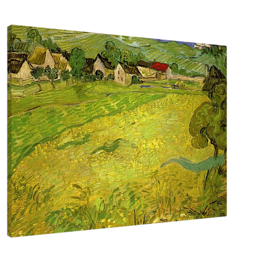 Vincent van Gogh - View of Vessenots near Auvers Canvas - Default Title-canvas