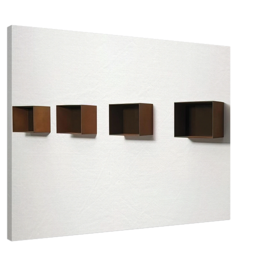 Donald Judd - Untitled 90-9 Donaldson - 1990 Canvas - 20x30 cm / 8x12 inches-canvas