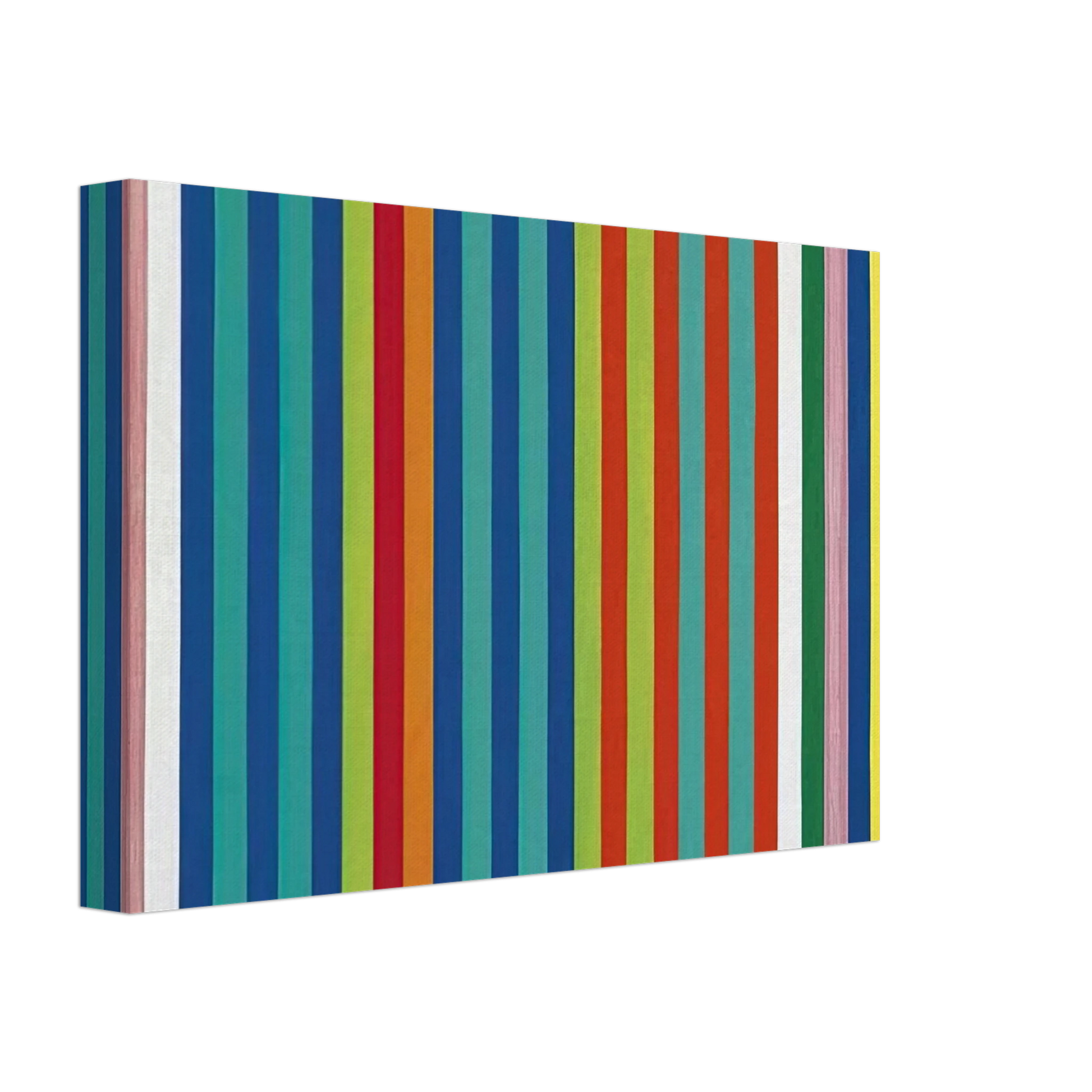 Gene Davis - Orange Twitter - 1966 Canvas - 40x60 cm / 16x24 inches-canvas