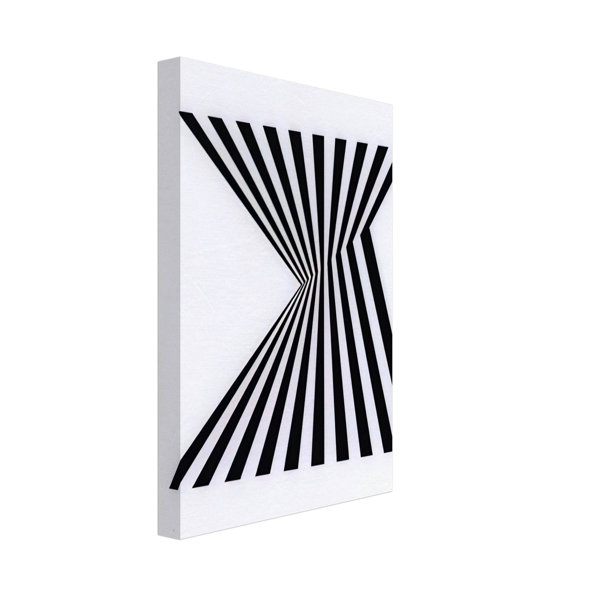 Bridget Riley - UNTITLED FRAGMENT 1 1965 Canvas - 40x60 cm / 16x24 inches-canvas