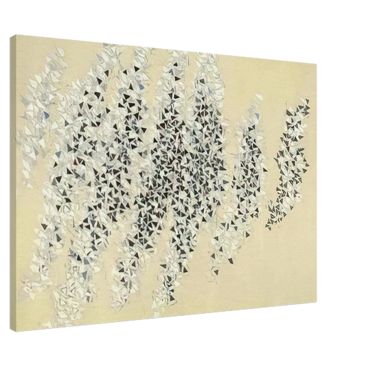 Robert Goodnough - Development - 1984 Canvas - 20x30 cm / 8x12 inches-canvas