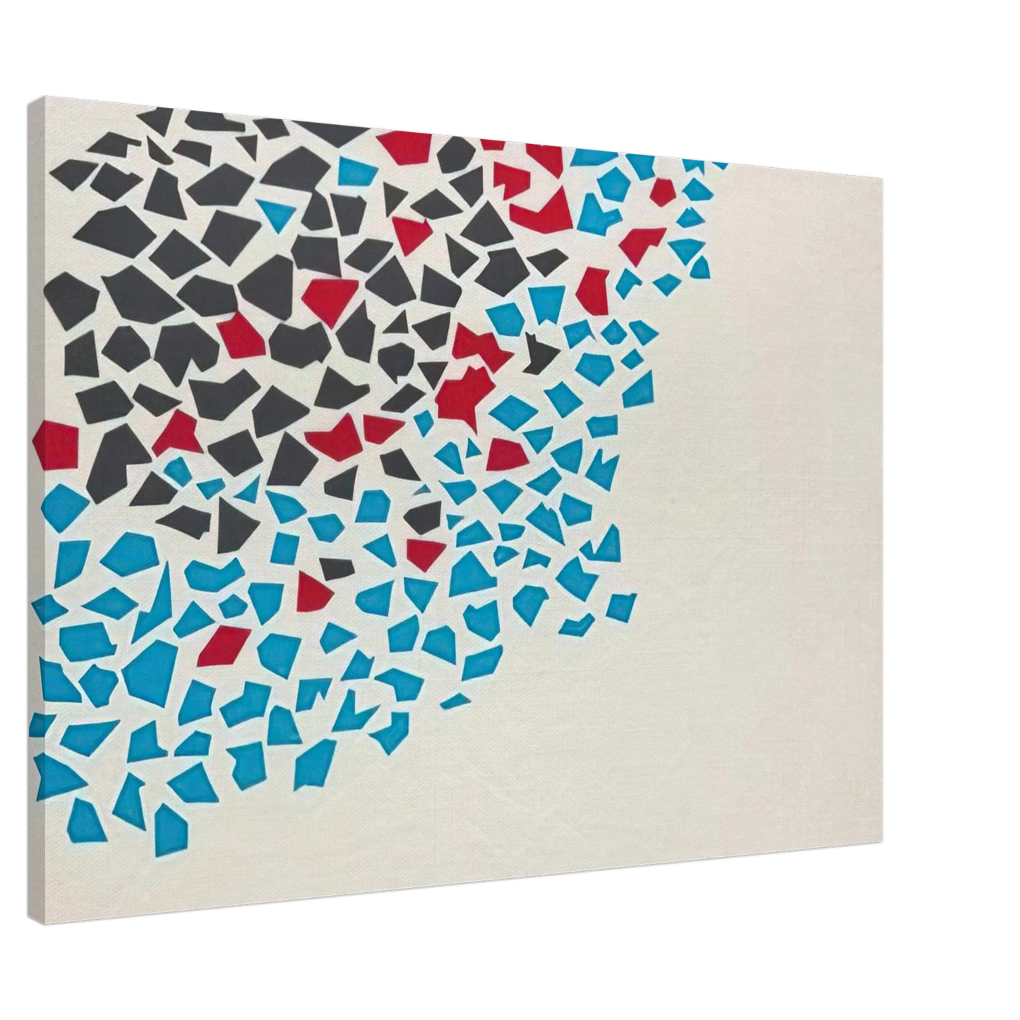 Robert Goodnough - Abstract Composition - 1980 Canvas - 20x30 cm / 8x12 inches-canvas