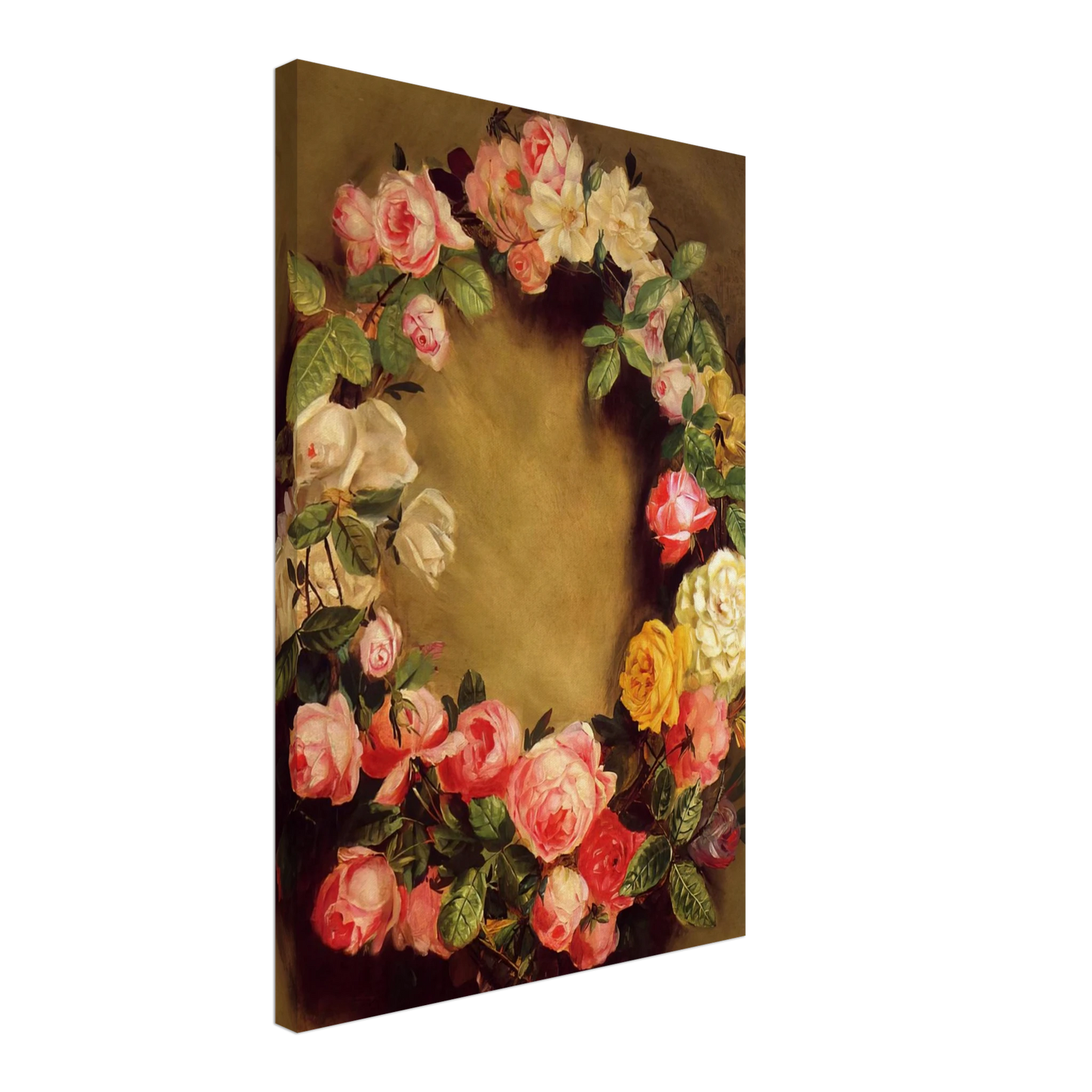 Pierre-Auguste Renoir - Crown of Roses Canvas - 70x100 cm / 28x40 inches-canvas