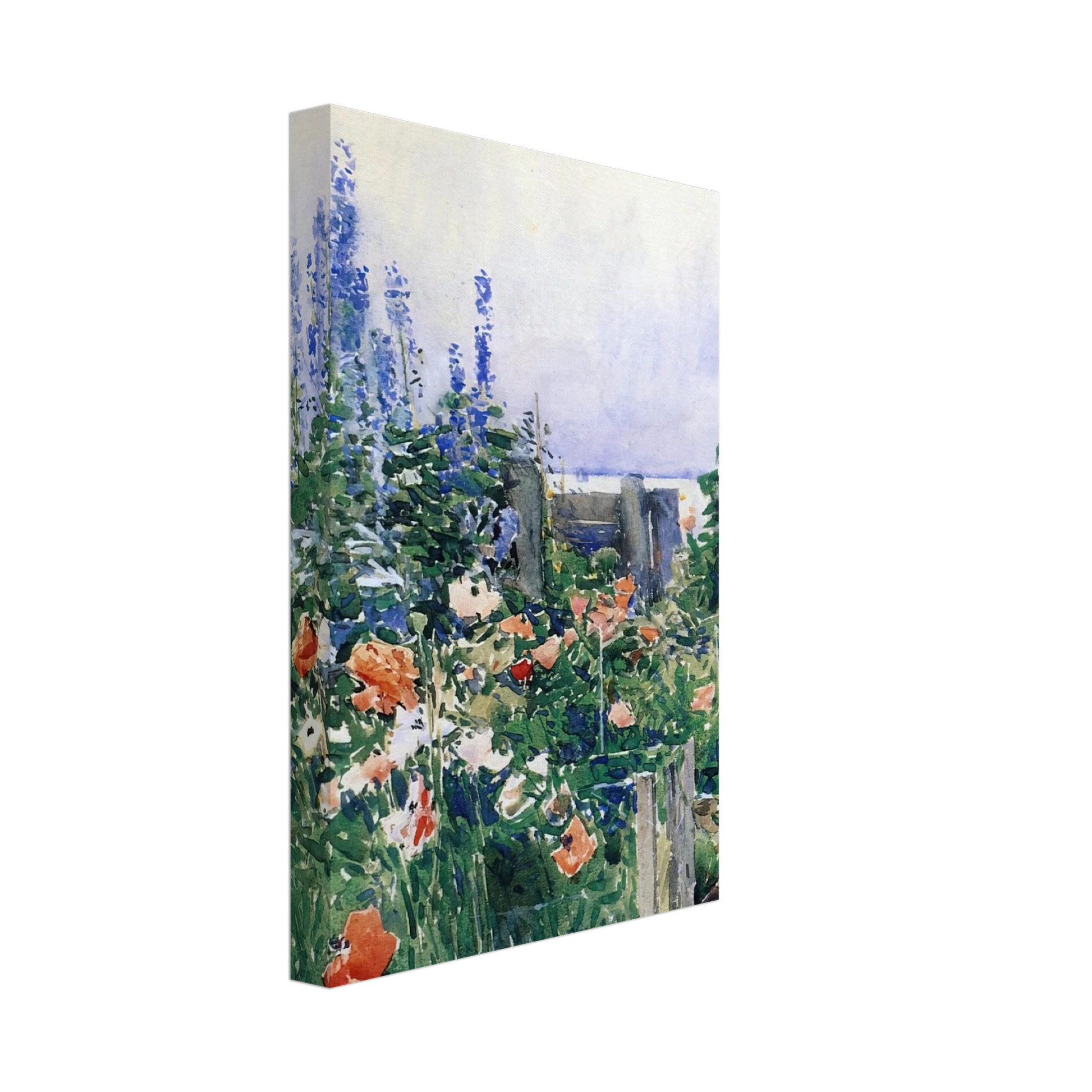Childe Hassam - Home of the Hummingbird Canvas - 40x60 cm / 16x24 inches-canvas