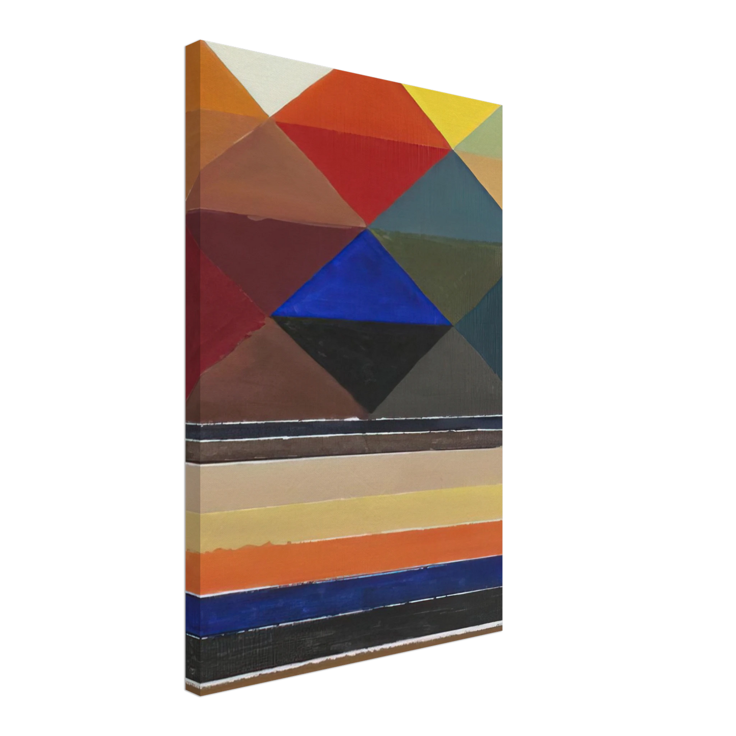 S. H. Raza - Prakriti - Purush I - Abstract Art Canvas - 70x100 cm / 28x40 inches-canvas