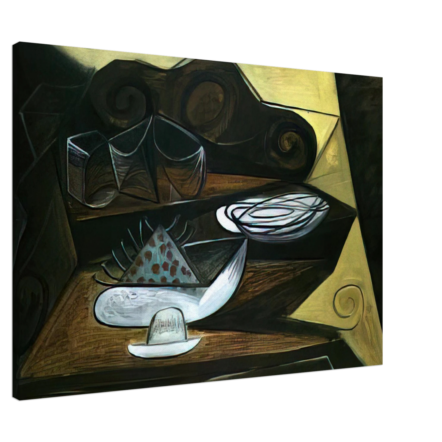 Pablo Picasso - The Buffet  Catalan  Canvas - 20x30 cm / 8x12 inches-canvas