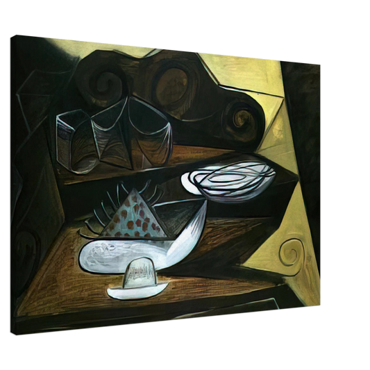 Pablo Picasso - The Buffet  Catalan  Canvas - 20x30 cm / 8x12 inches-canvas