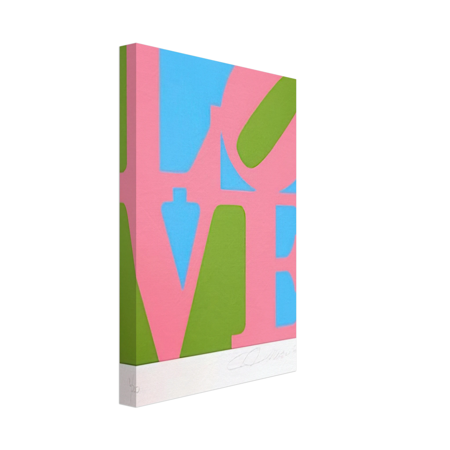 Robert Indiana - The Book of Love #11 Canvas - 70x100 cm / 28x40 inches-canvas