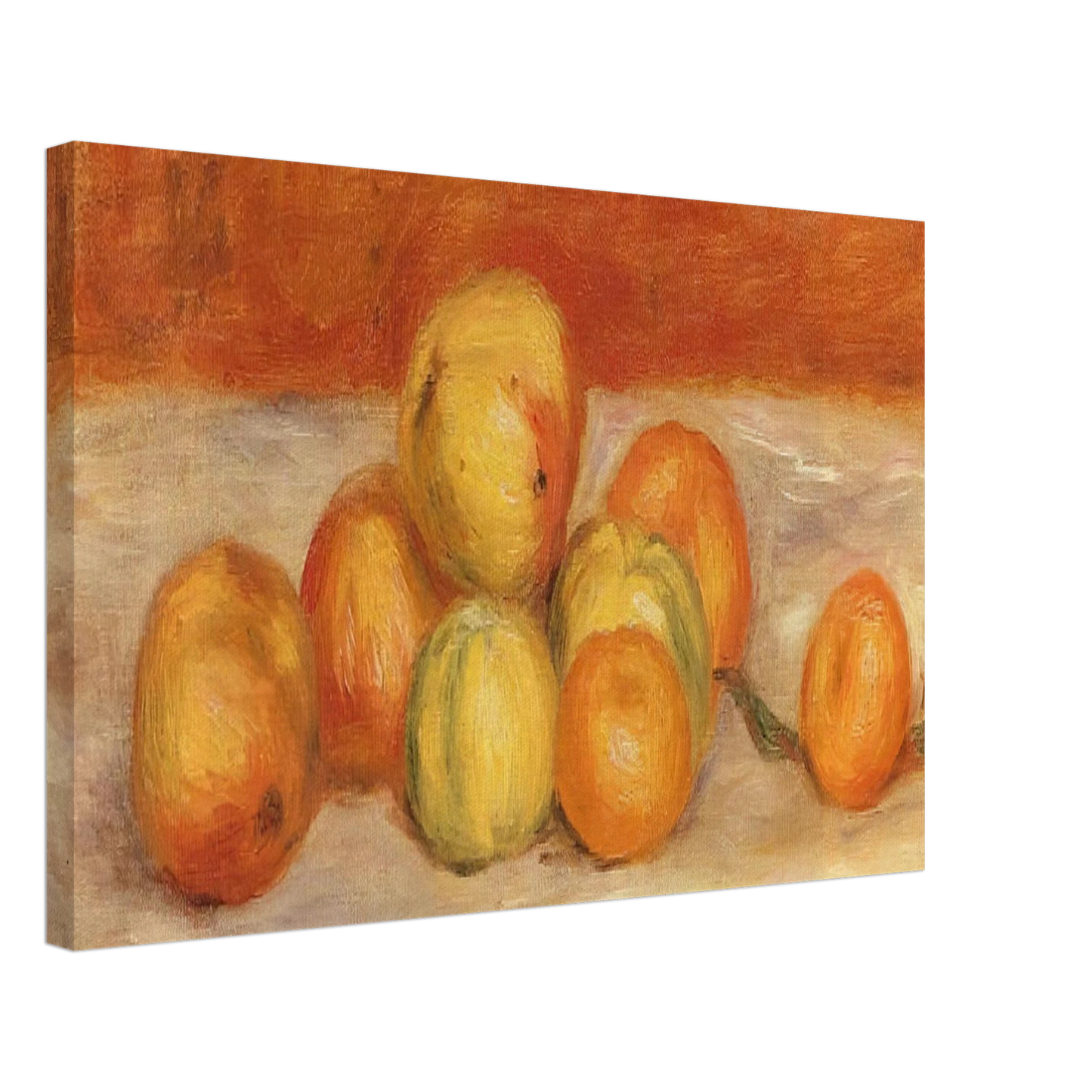 Pierre-Auguste Renoir - Apples and Manderines Canvas - 70x100 cm / 28x40 inches-canvas
