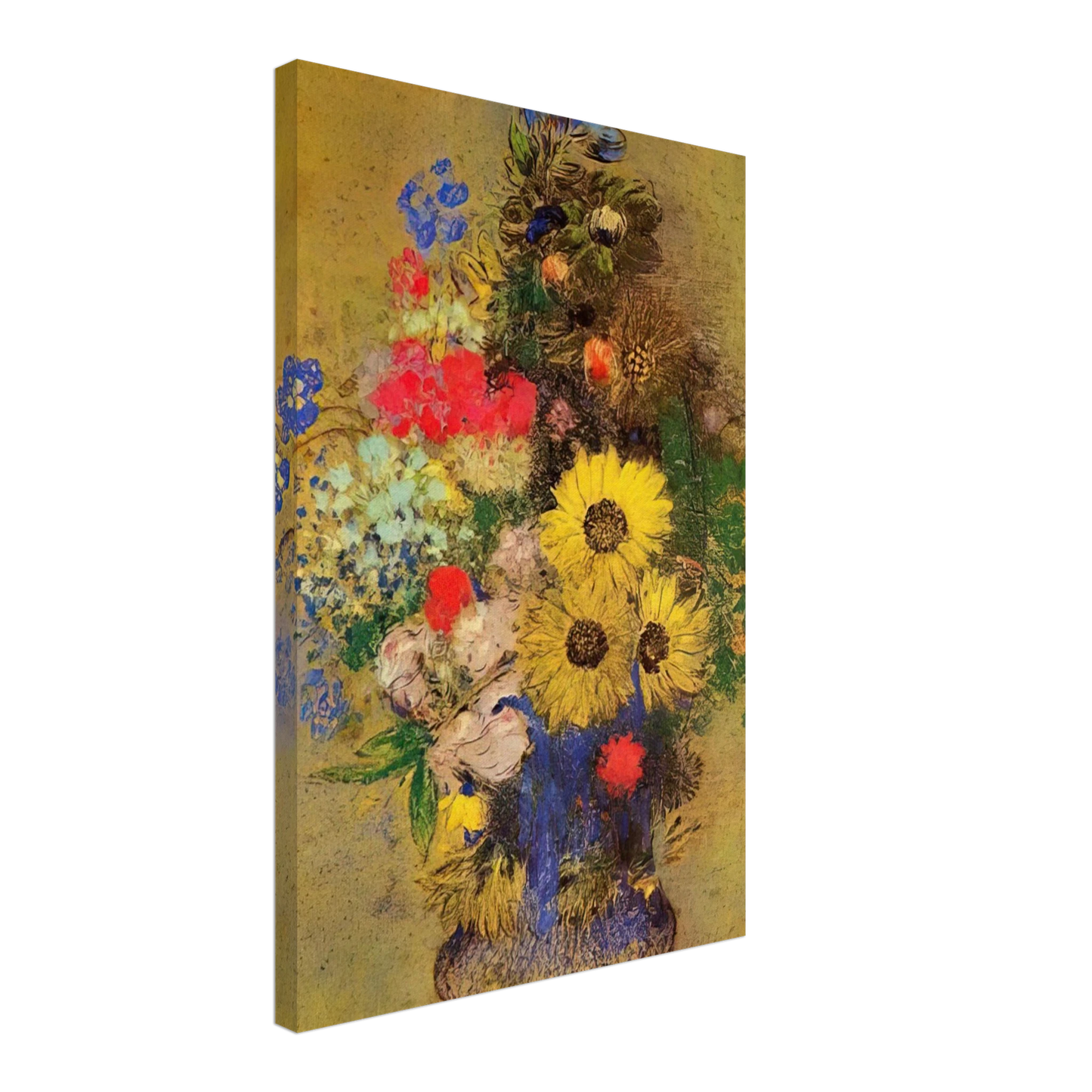 Odilon Redon - VASE OF FLOWERS 12 Canvas - 70x100 cm / 28x40 inches-canvas