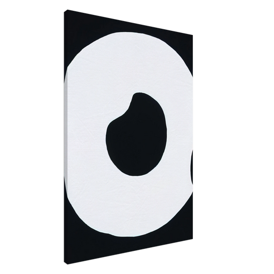 Jiro Yoshihara - Untitled - 1969 Canvas - 20x30 cm / 8x12 inches-canvas