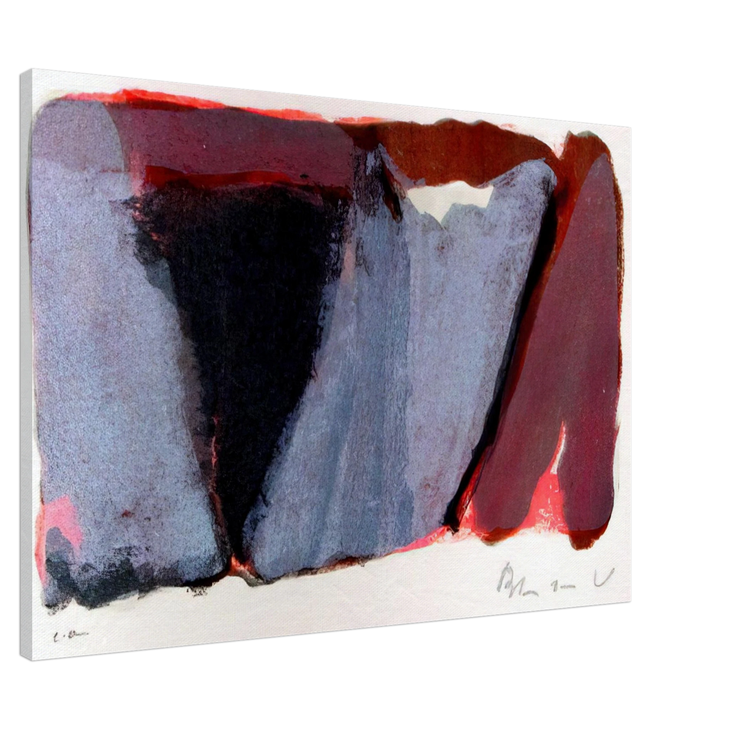 Bram van Velde - Untitled - 1979 Canvas - 20x30 cm / 8x12 inches-canvas