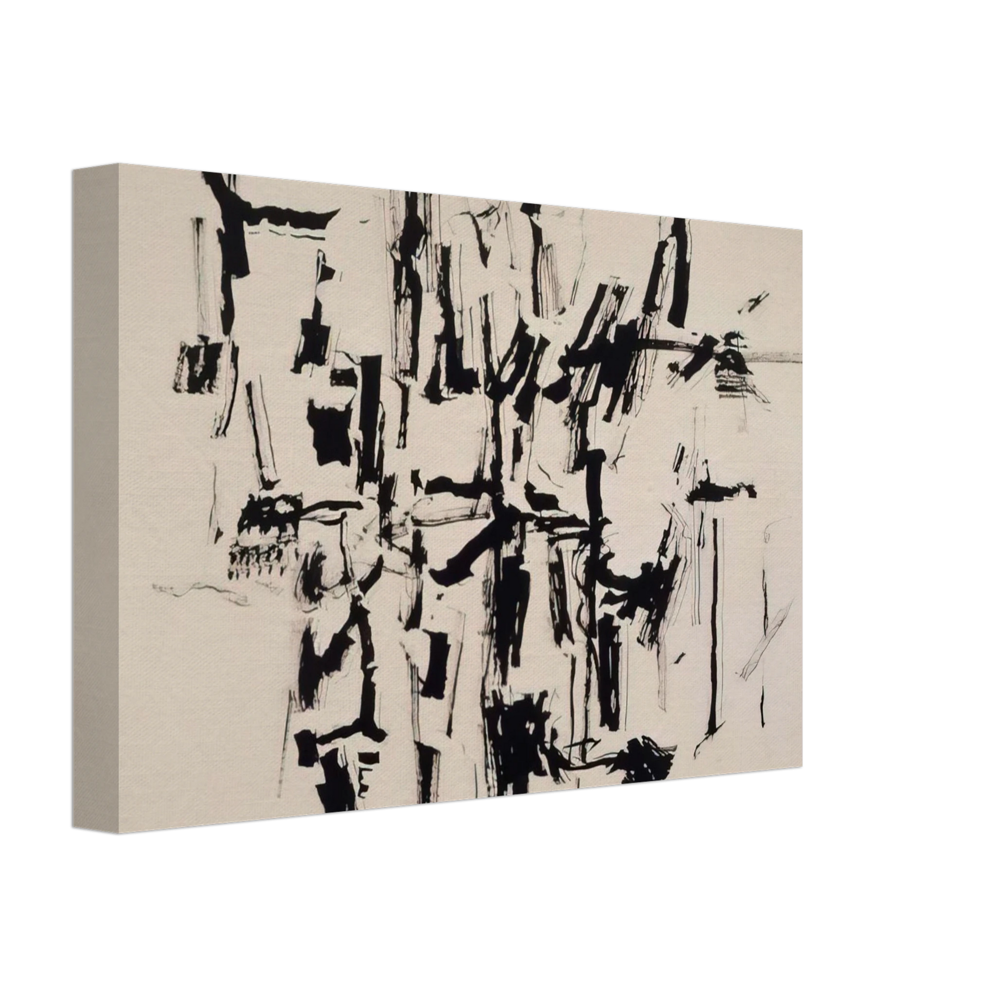 Philip Guston - DRAWING RELATED TO ZONE DRAWING NO 19 Canvas - 40x60 cm / 16x24 inches-canvas