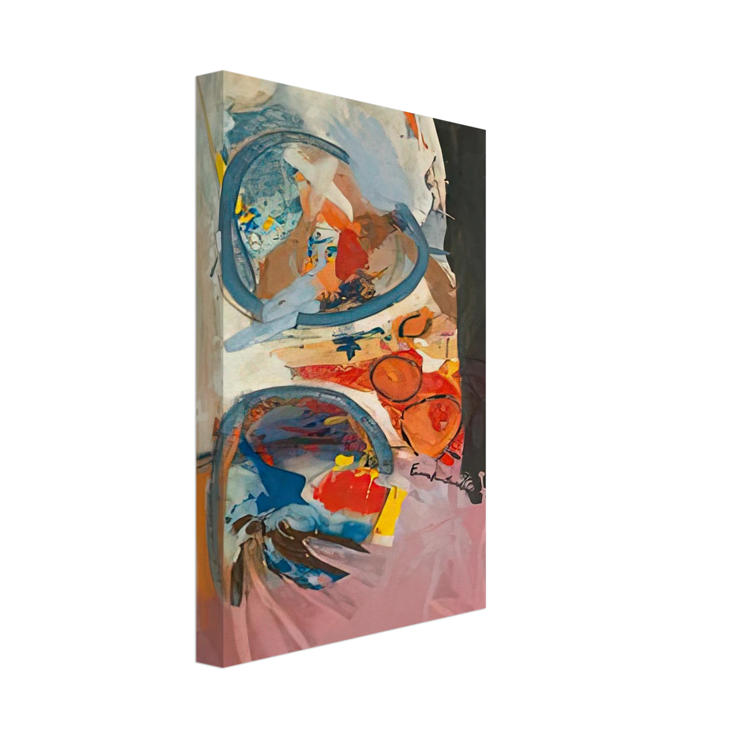 Helen Frankenthaler - Take Off, 1956- Canvas - 70x100 cm / 28x40 inches-canvas