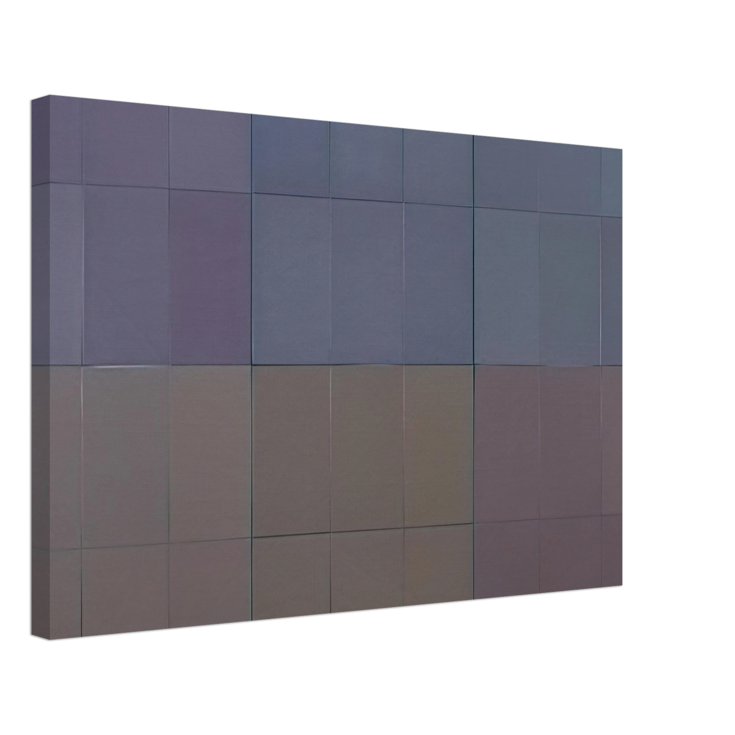 Fernand Leduc - Microchromie, gris puissance [6] Canvas - 40x60 cm / 16x24 inches-canvas