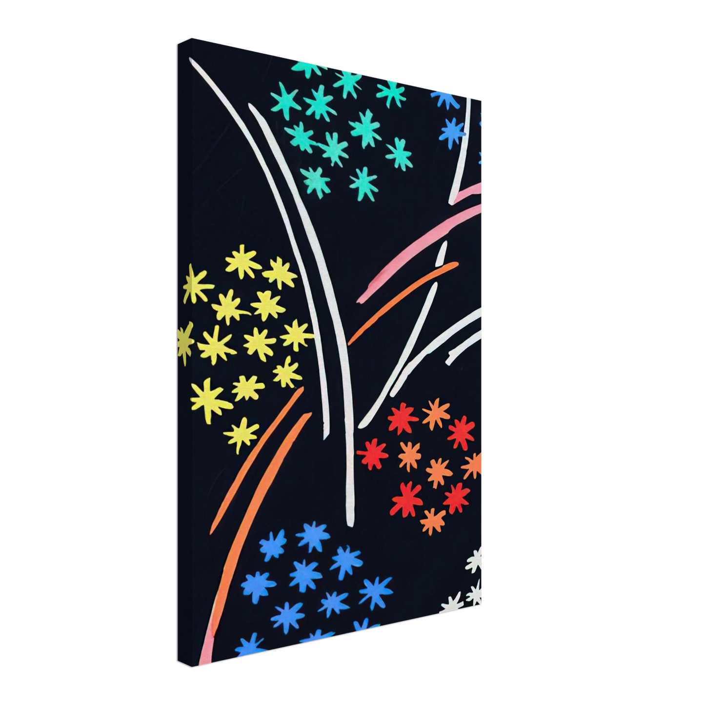 Sonia Delaunay - COMPOSITION 35 Canvas - 40x60 cm / 16x24 inches-canvas