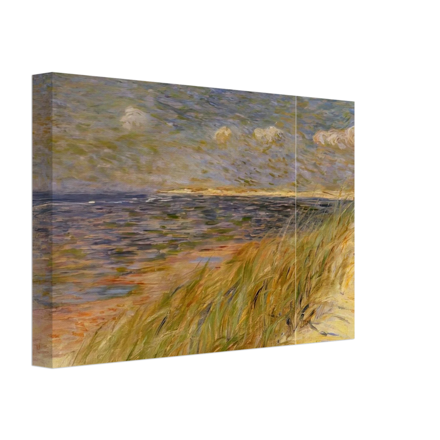 Theo van Rysselberghe - THE DUNES ZWIN KNOKKE 1887 Canvas - 40x60 cm / 16x24 inches-canvas