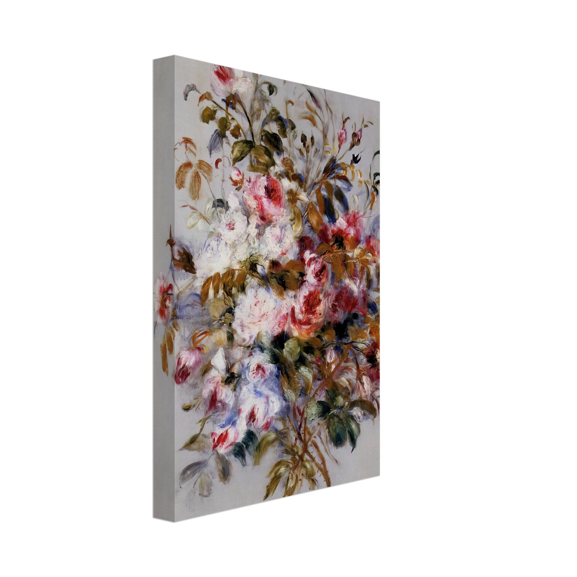 Pierre-Auguste Renoir - A Bouquet of Roses Canvas - 40x60 cm / 16x24 inches-canvas