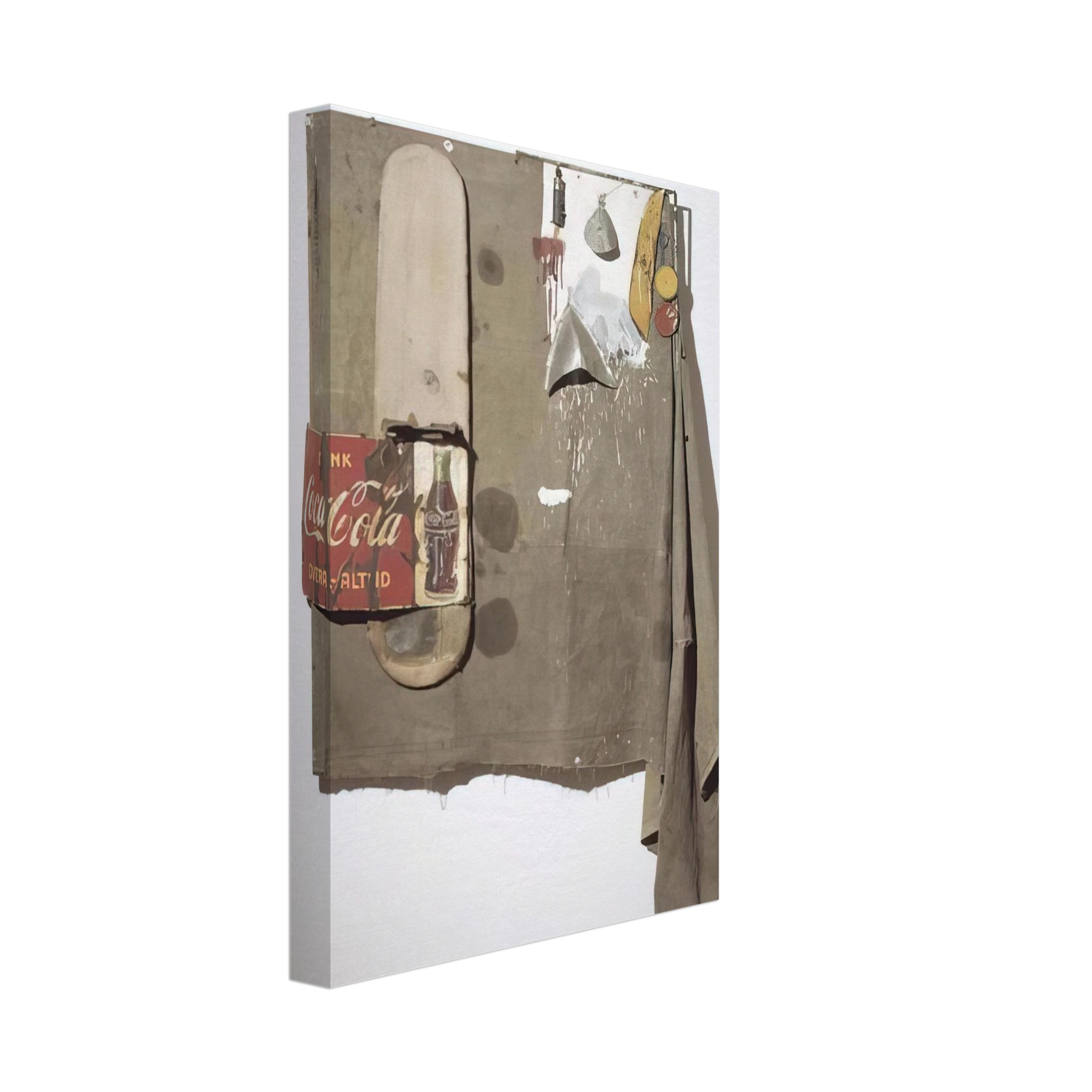 Robert Rauschenberg - DYLABY 1962 Canvas - 40x60 cm / 16x24 inches-canvas