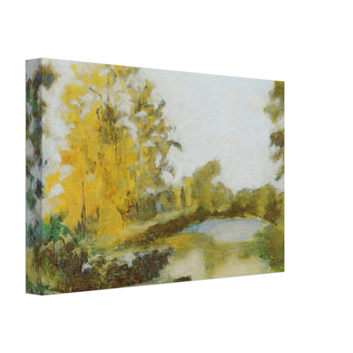 Henri Matisse - BANKS OF THE CANAL 1903 Canvas - 40x60 cm / 16x24 inches-canvas