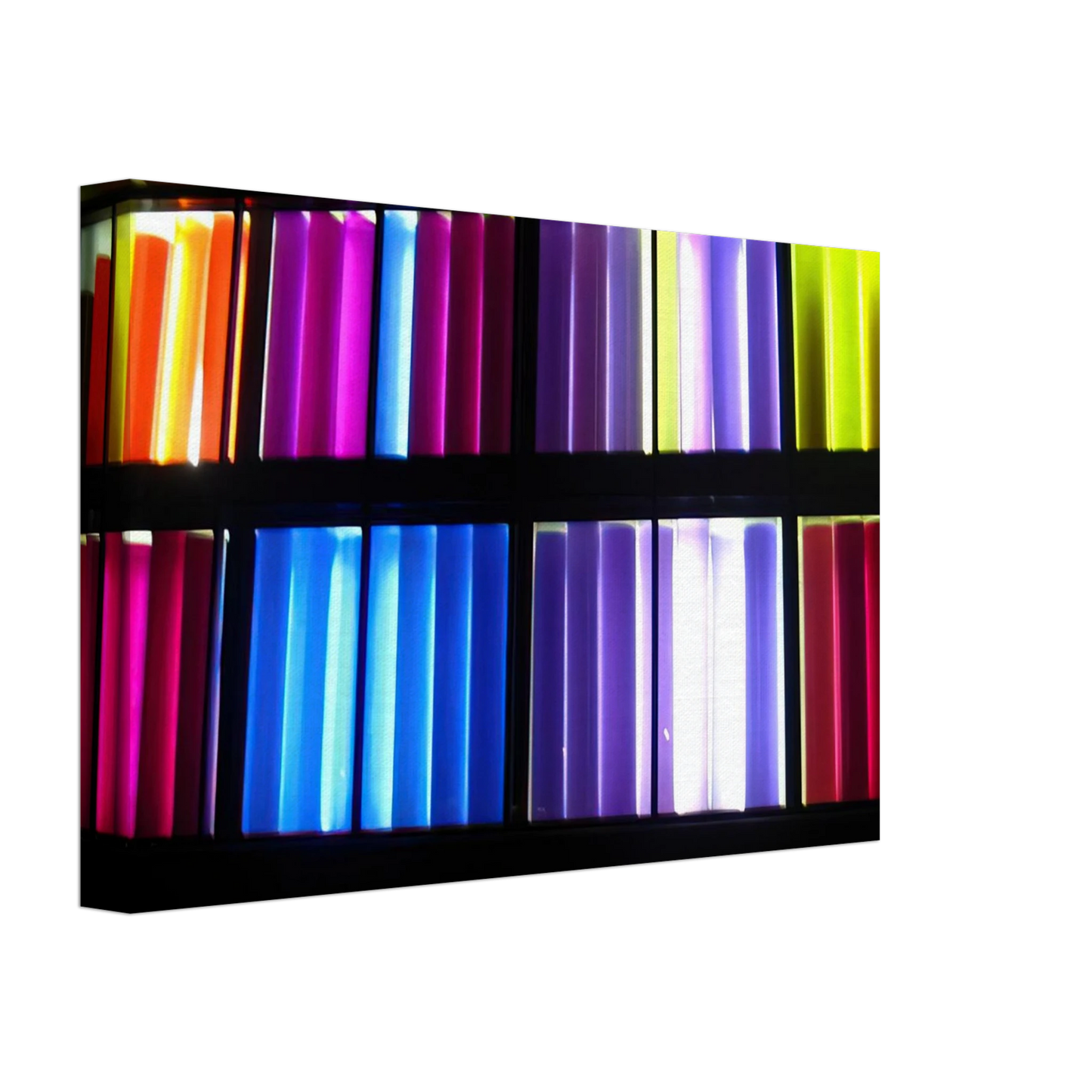 Gene Davis - Sun Sonata - 1983 Williamsburg, Virginia, United States Canvas - 70x100 cm / 28x40 inches-canvas