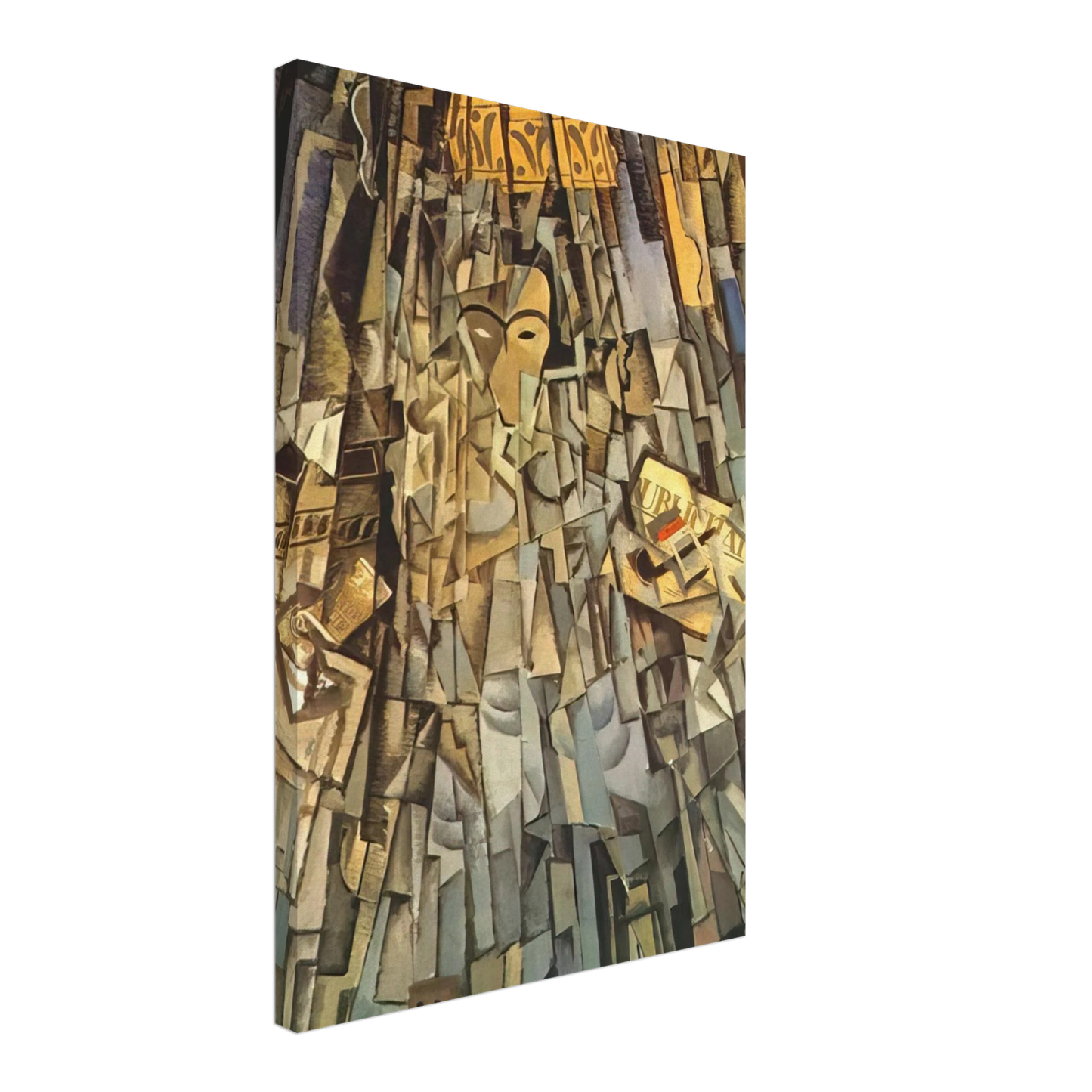 Salvador Dali - CUBIST SELF PORTRAIT Canvas - 70x100 cm / 28x40 inches-canvas