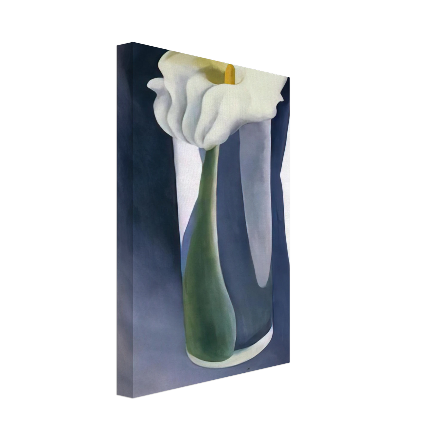 Georgia O'Keeffe - Calla Lily in Tall Glass Canvas - 70x100 cm / 28x40 inches-canvas