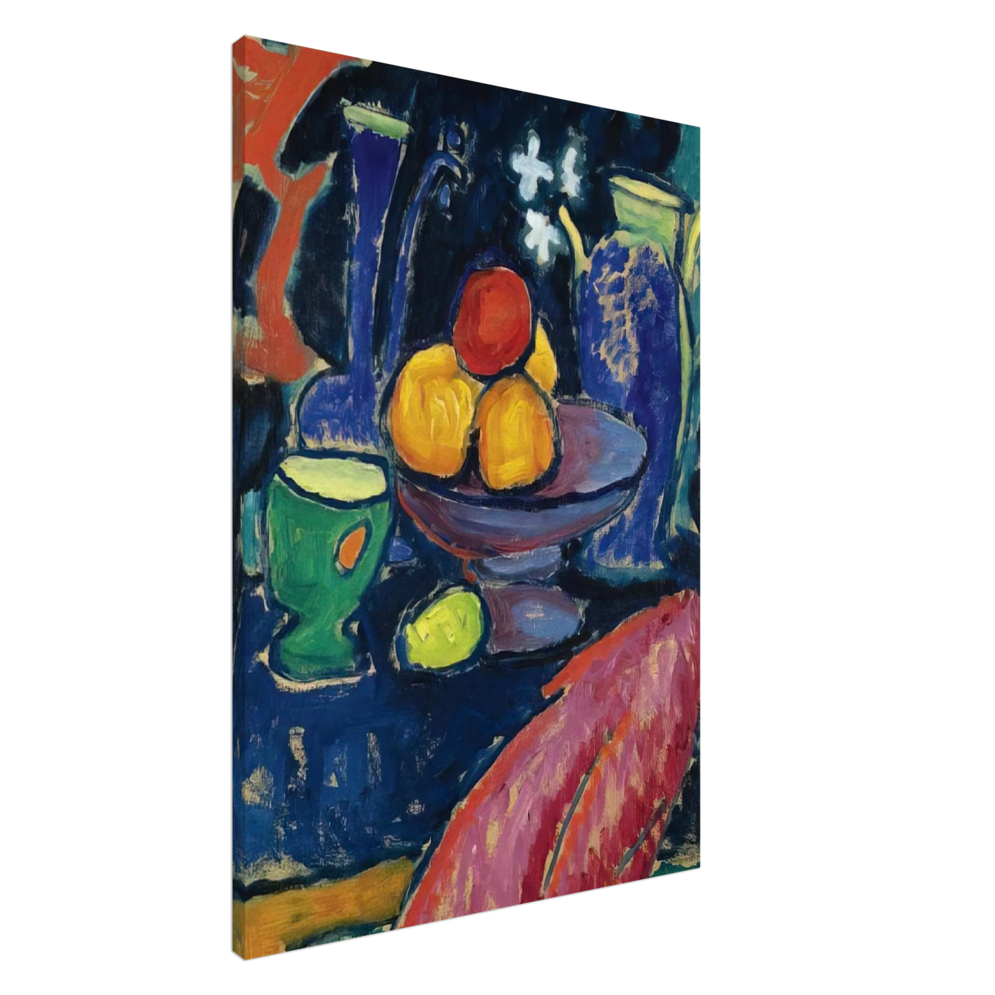 Alexej von Jawlensky - STILL LIFE WITH JUG 1913 Canvas - 20x30 cm / 8x12 inches-canvas