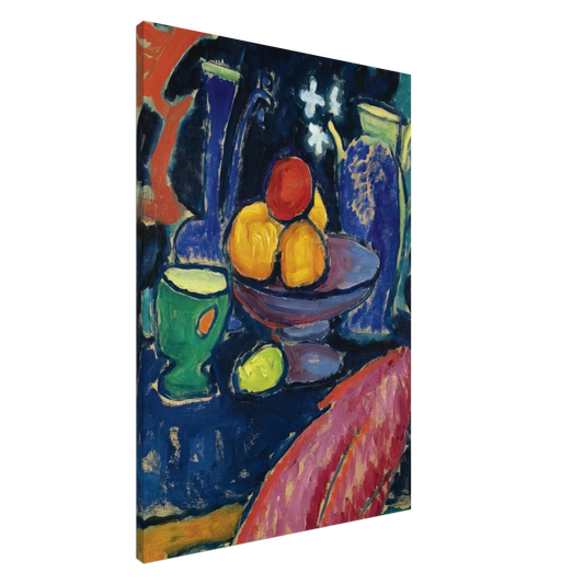 Alexej von Jawlensky - STILL LIFE WITH JUG 1913 Canvas - 20x30 cm / 8x12 inches-canvas