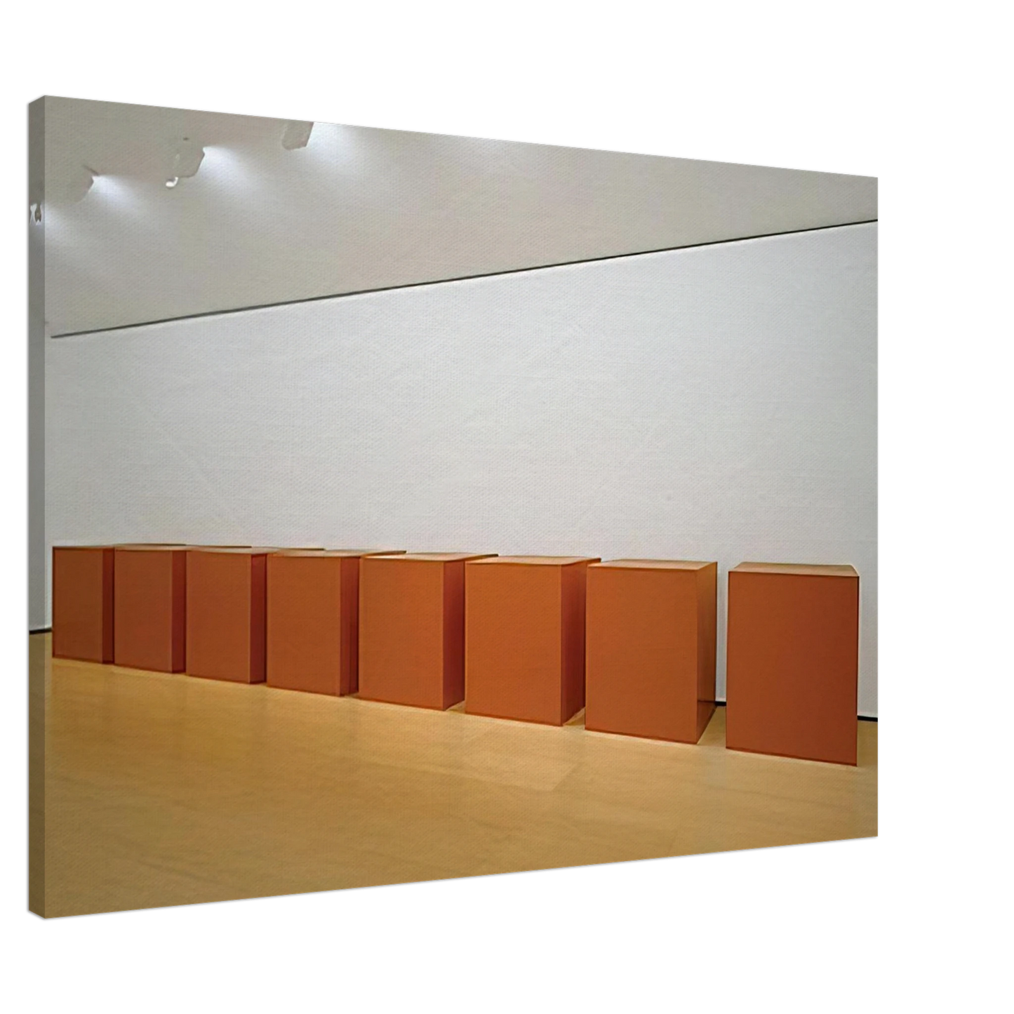 Donald Judd - Untitled - 1971 Canvas - 20x30 cm / 8x12 inches-canvas