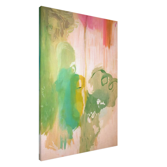 Helen Frankenthaler - Snow Pines - 2004 Canvas - 20x30 cm / 8x12 inches-canvas