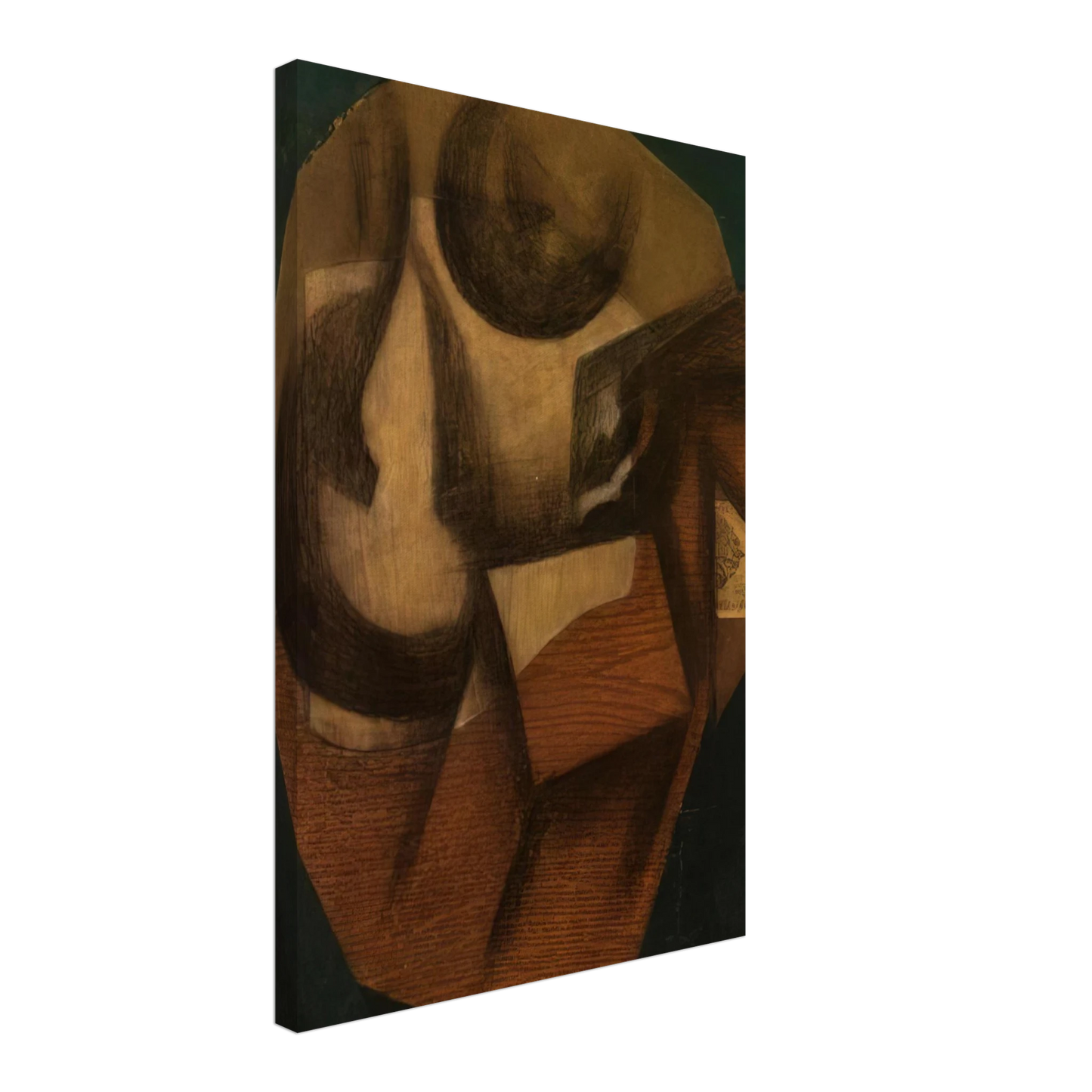 Juan Gris - THE GLASS 1914 Canvas - 40x60 cm / 16x24 inches-canvas