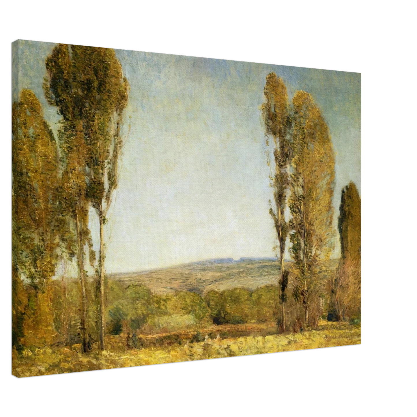 Childe Hassam - Golden Afternoon Canvas - 20x30 cm / 8x12 inches-canvas