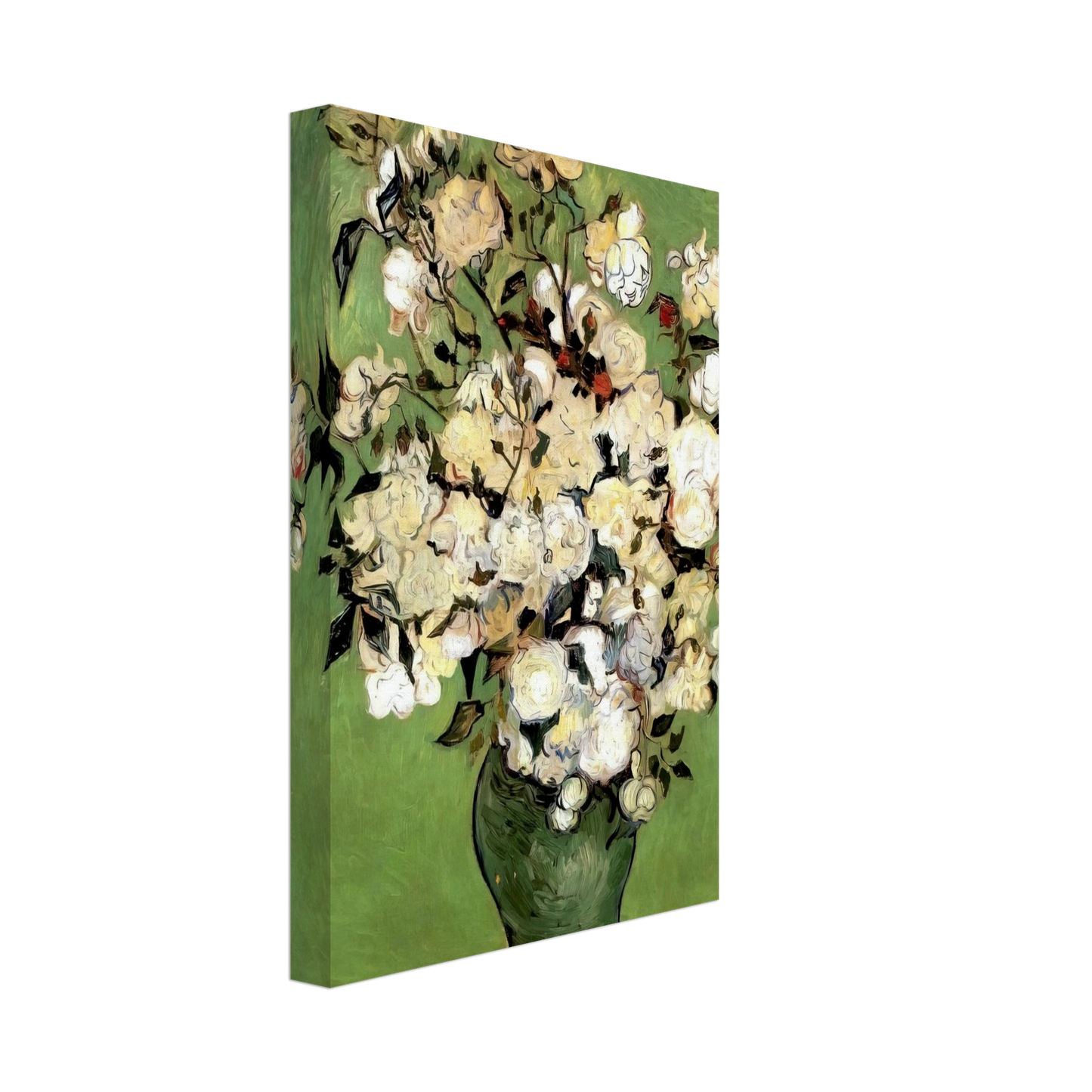 Vincent van Gogh - A Vase of Roses Canvas - 70x100 cm / 28x40 inches-canvas