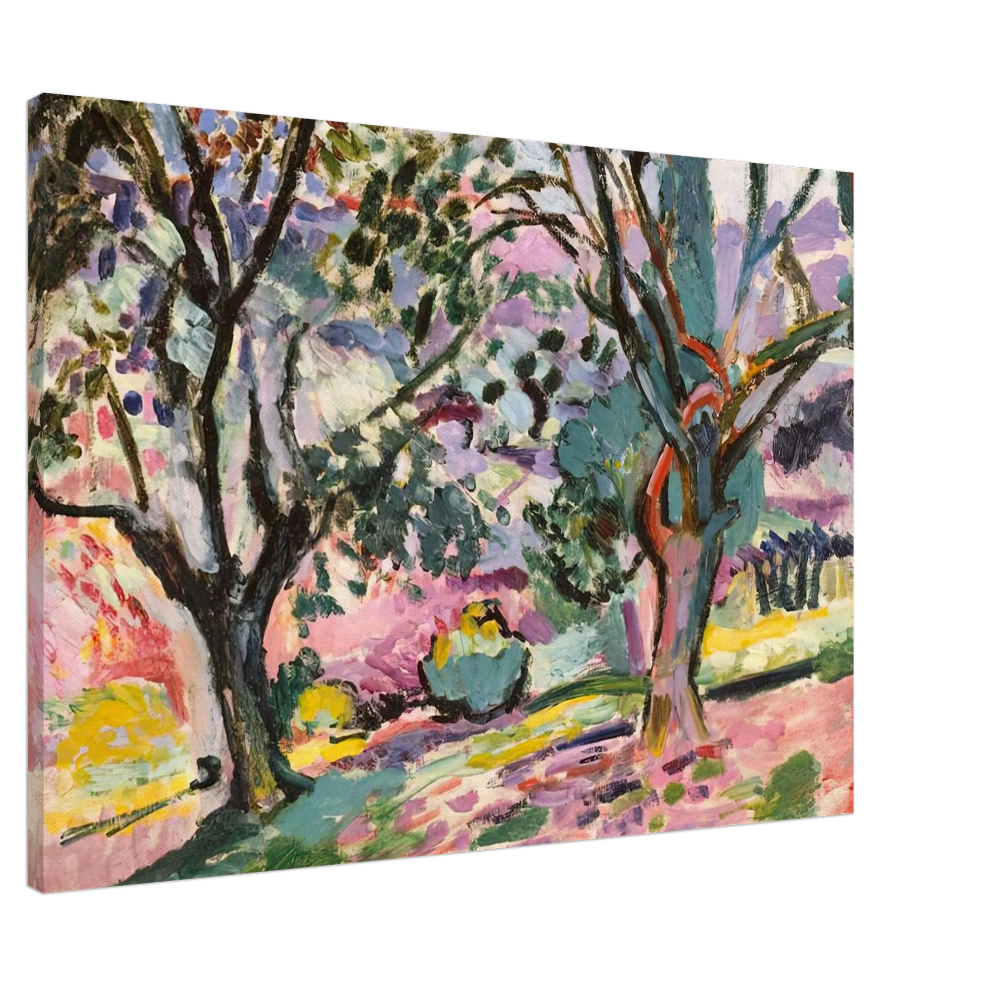 Henri Matisse - OLIVE TREES AT COLLIOURE 1906 Canvas - Default Title-canvas