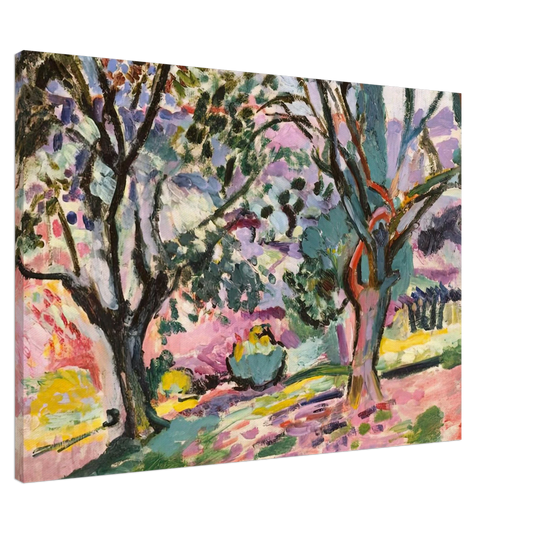 Henri Matisse - OLIVE TREES AT COLLIOURE 1906 Canvas - Default Title-canvas