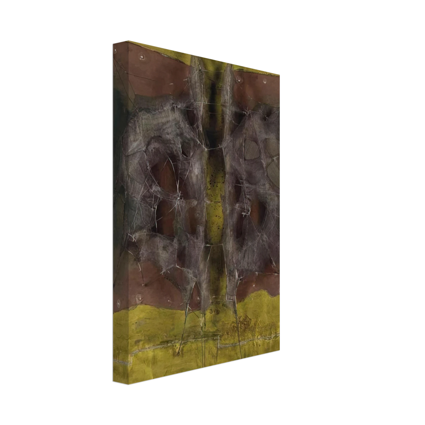 Manuel Rivera - Metamorphosis Medieval - 1961 Canvas - 40x60 cm / 16x24 inches-canvas