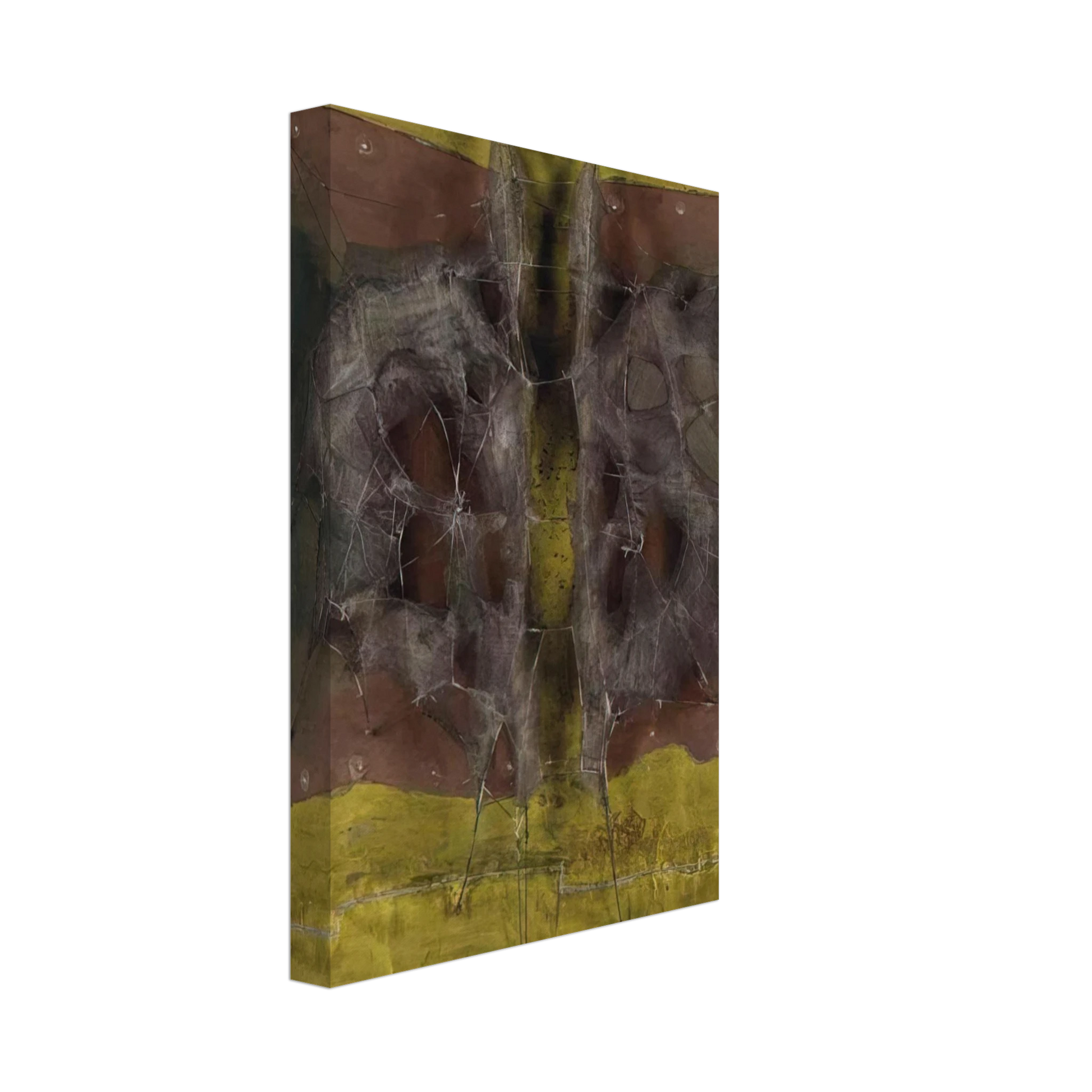 Manuel Rivera - Metamorphosis Medieval - 1961 Canvas - 40x60 cm / 16x24 inches-canvas