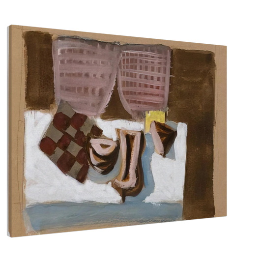 Adolph Gottlieb - Untitled Arizona Still Life - 1938 Canvas - 20x30 cm / 8x12 inches-canvas