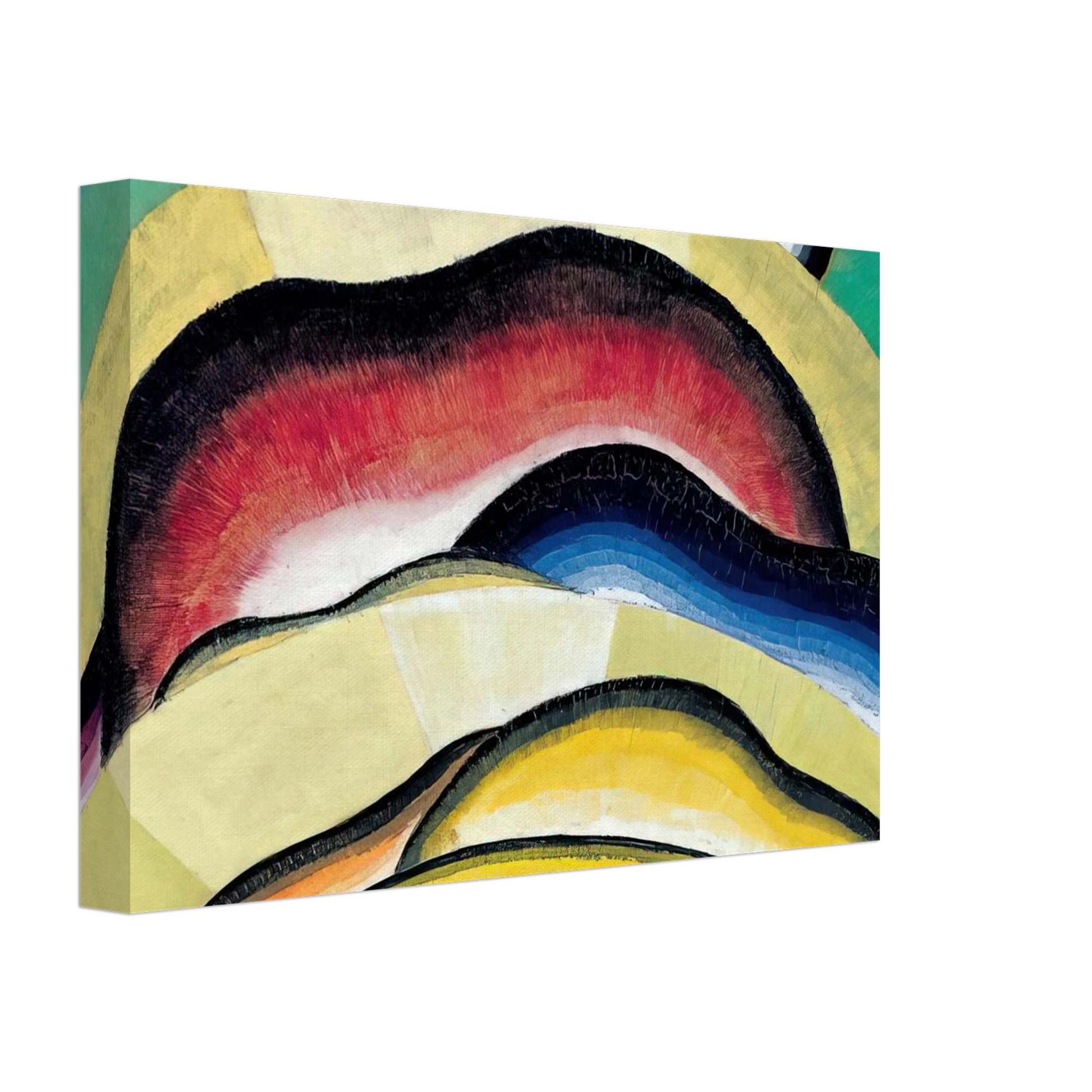 Arthur Dove - Sunrise - 1924 Canvas - 40x60 cm / 16x24 inches-canvas