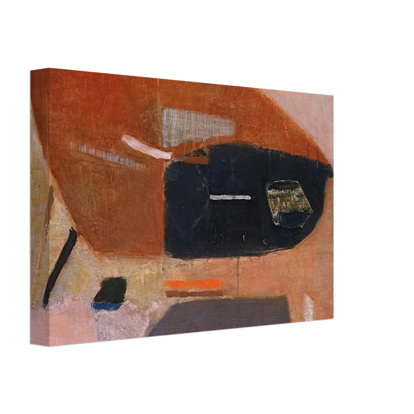 Kenzo Okada - Number 2 - 1954 Canvas - 70x100 cm / 28x40 inches-canvas