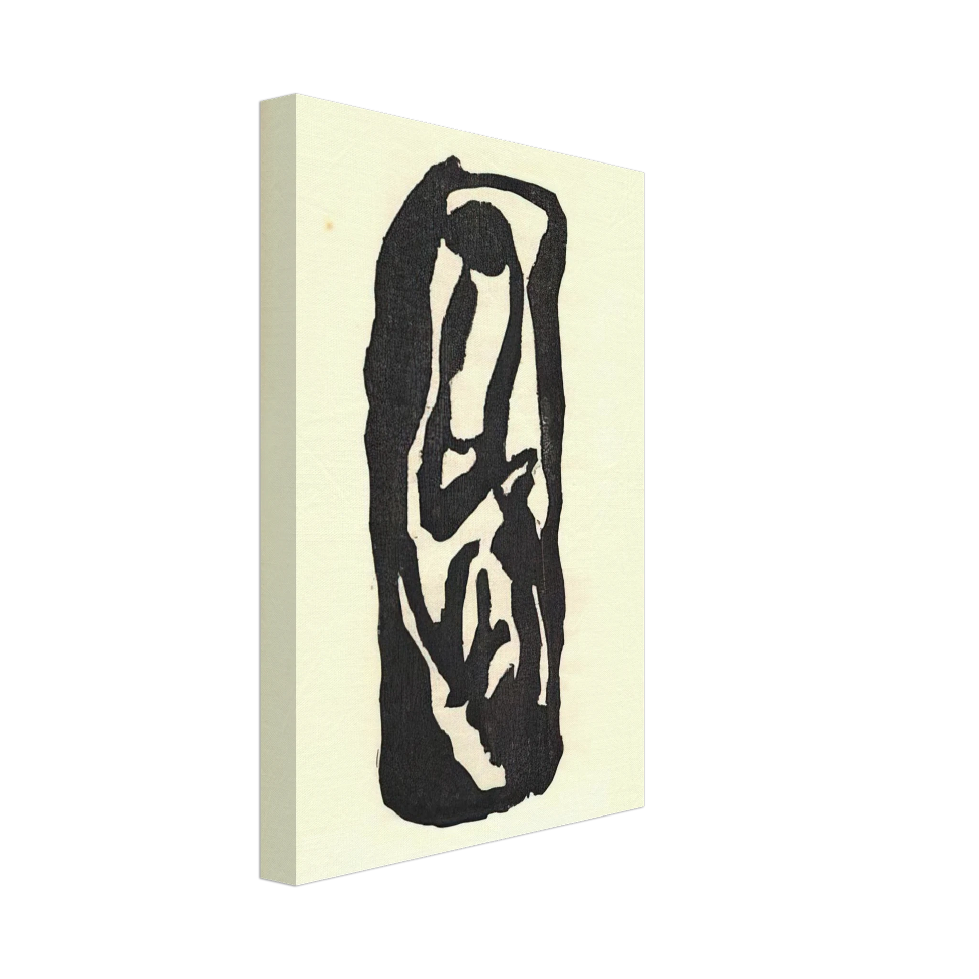 Jean Arp - Illustration for Tristan Tzara s Vingt-cinq poemes Canvas - 70x100 cm / 28x40 inches-canvas