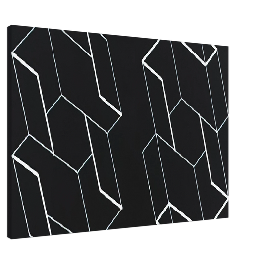 Josef Albers - DUO H 1966 Canvas - 20x30 cm / 8x12 inches-canvas