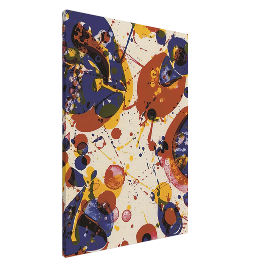 Sam Francis - Untitled  from Pasadena Box   Lembark L58  Canvas - 20x30 cm / 8x12 inches-canvas