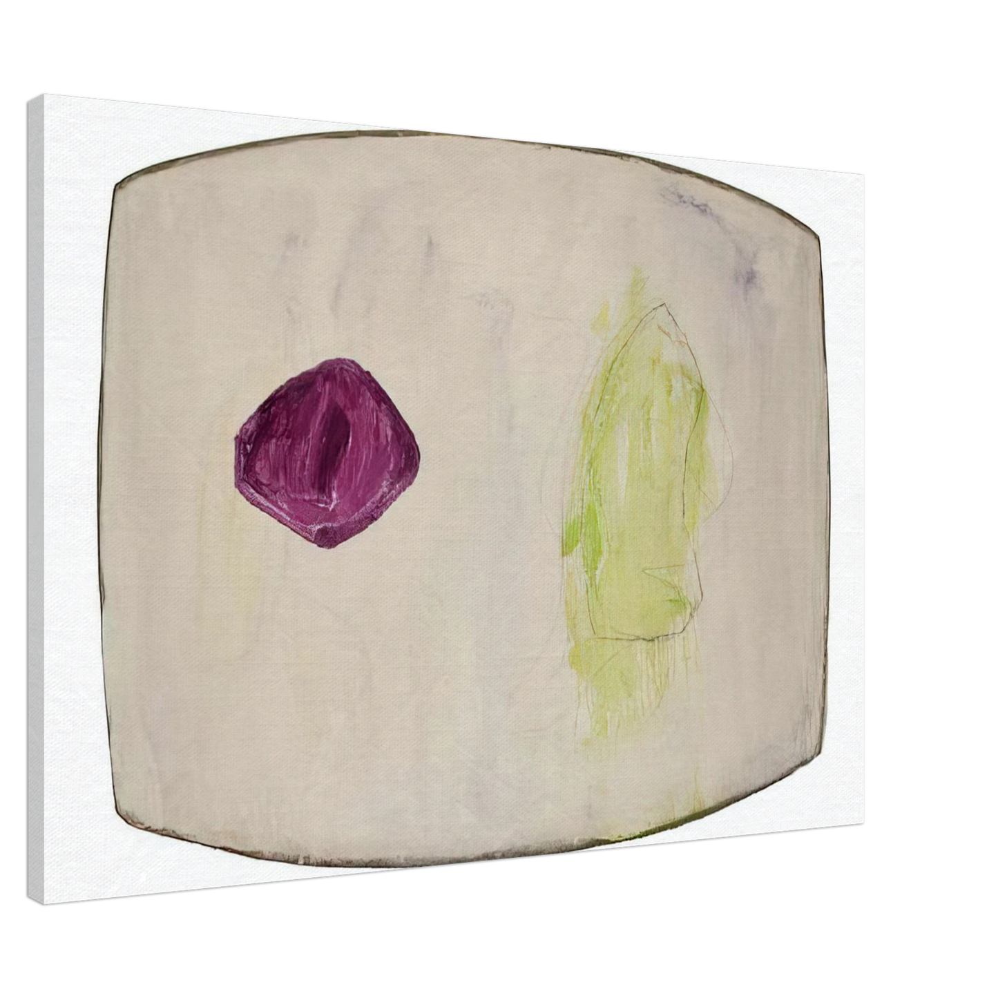 Ron Gorchov - Treasure Island - 2012 Canvas - 20x30 cm / 8x12 inches-canvas