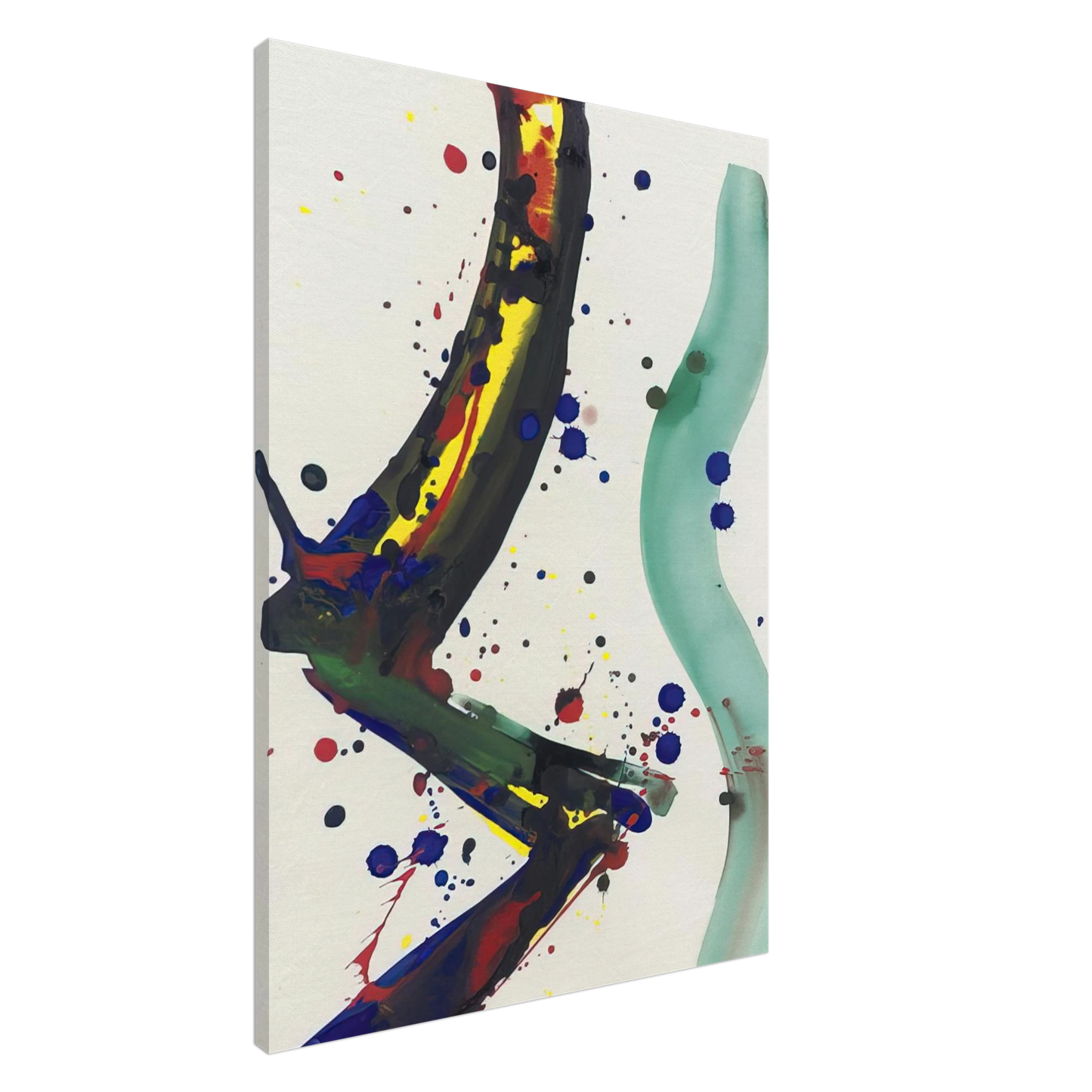 Sam Francis - Drawing for Sculpture SF65-010 Canvas - 20x30 cm / 8x12 inches-canvas
