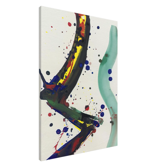 Sam Francis - Drawing for Sculpture SF65-010 Canvas - 20x30 cm / 8x12 inches-canvas