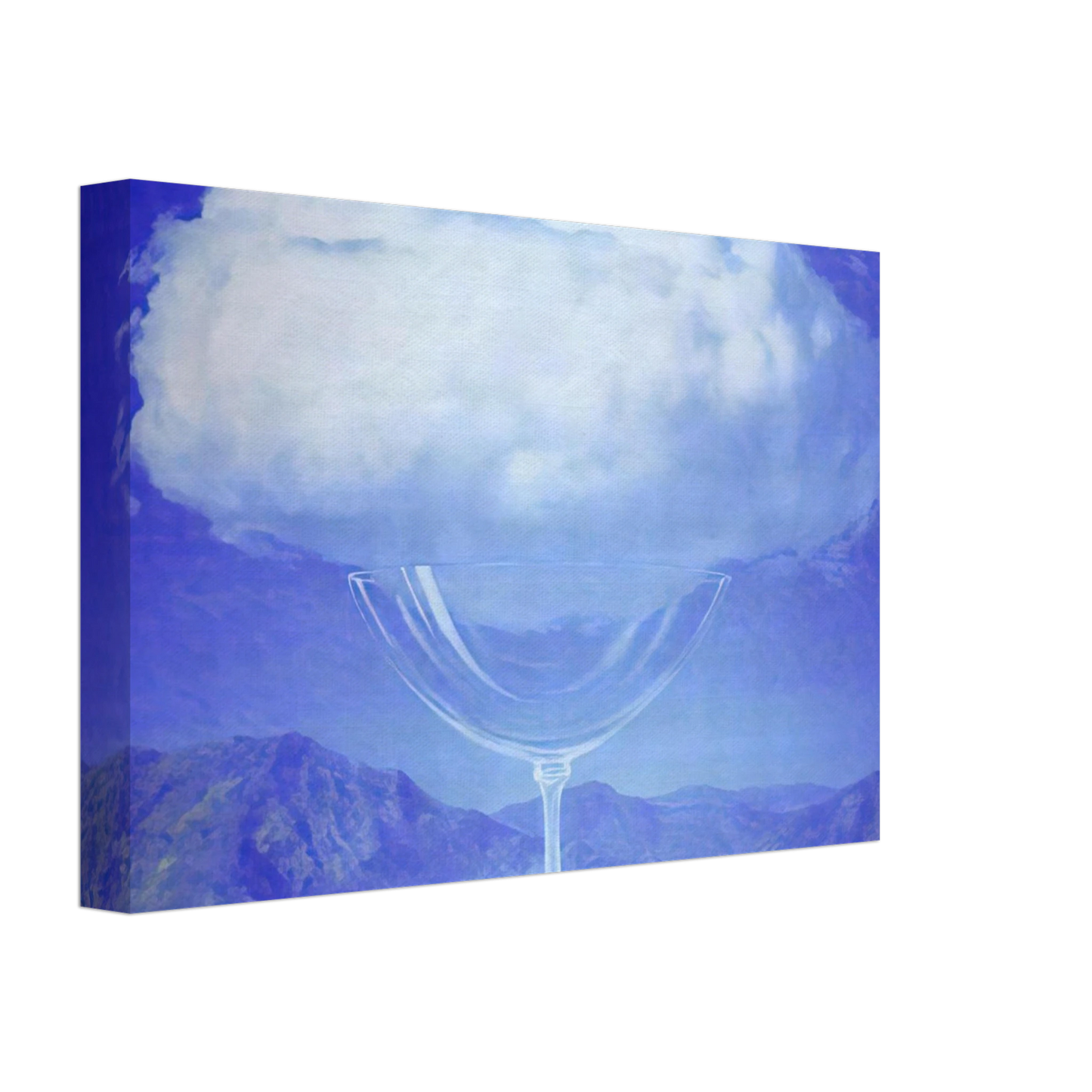 Rene Magritte - THE HEARTSTRINGS 1960 Canvas - 40x60 cm / 16x24 inches-canvas